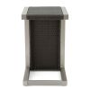 CAPE CORAL WICKER C-SHAPED TABLE