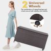 50 Gallon Outdoor Wicker Storage Box with Zippered Liner