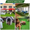Realistic Synthetic Artificial Grass Mat 65x 3ft with 3/8" grass blades height Indoor Outdoor Garden Lawn Landscape Turf for Pets,swimming pools