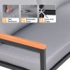 4 Piece Outdoor Patio Lounge Conversation Set